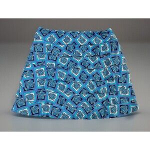 Lulu-B Cha Cha Ruffle Tiered Skort Turtle Beach Theme Women's Small UPF50+ Golf
